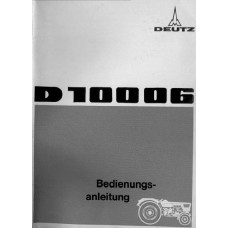 Deutz D10006 Operators Manual